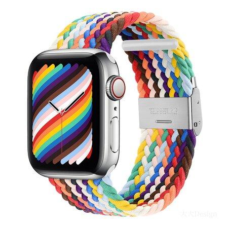 Devia remienok Deluxe Series Sport4 Nylon Braided Adjustable Band 44/45/49mm - Rainbow