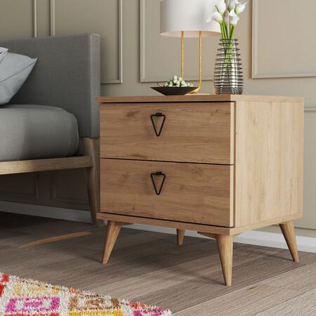 Hanah Home Nightstand Versa-Ce 3632 Oak