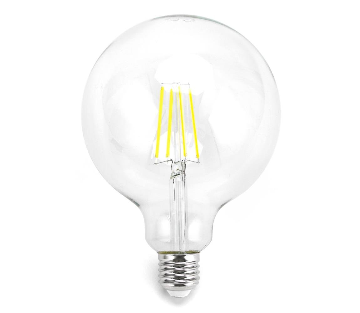 B.V. LED Žárovka FILAMENT G125 E27/6W/230V 6500K -