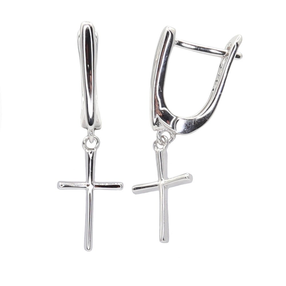 Stříbrné náušnice 107213