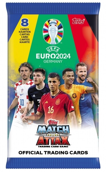 EURO 2024 Topps Match Attax Booster Balíček