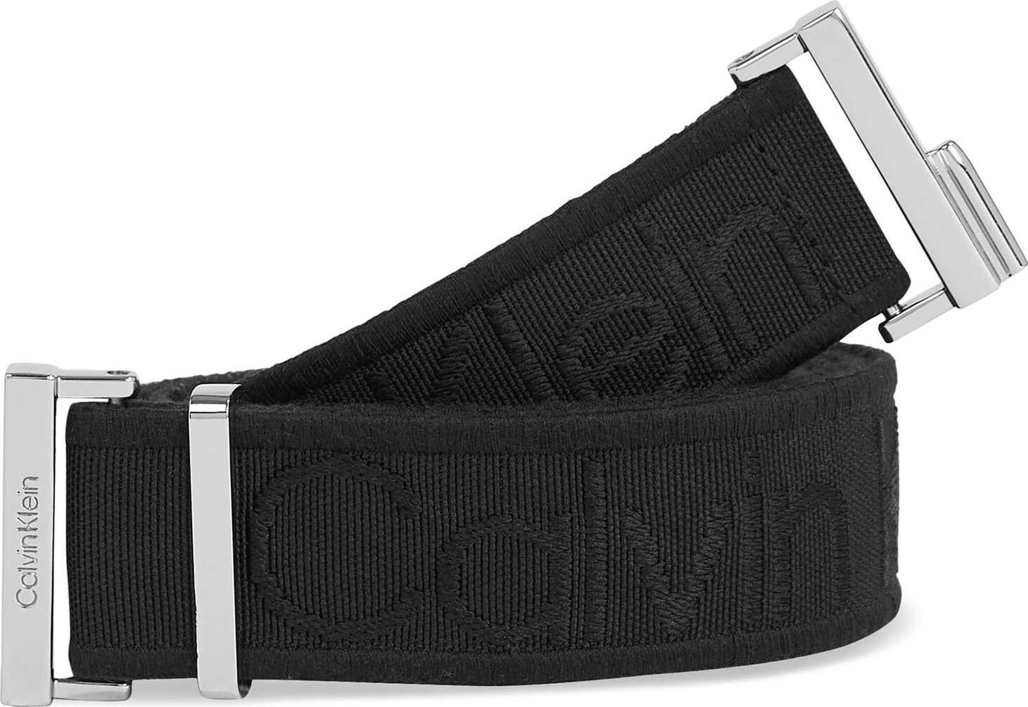 Dámský pásek Calvin Klein Gracie Logo Jacquard Belt 3.0 K60K611922 Ck Black