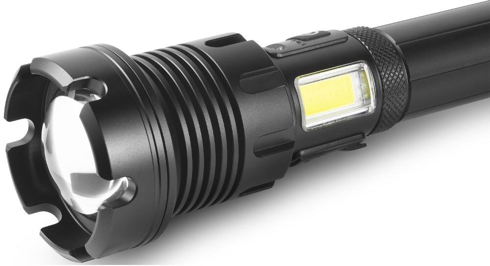Retlux taktická outdoorová svítilna RPL 401, nabíjecí, černá - 50006214