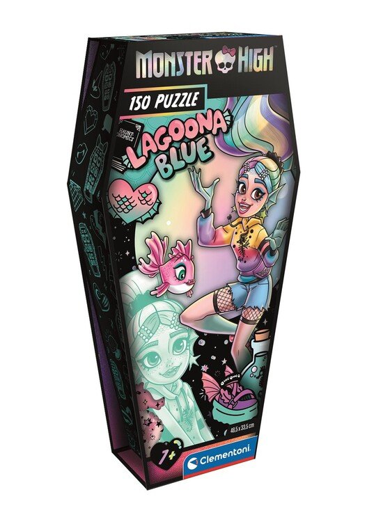 CLEMENTONI Puzzle Coffin Pack - Monster High - Lagoona Blue