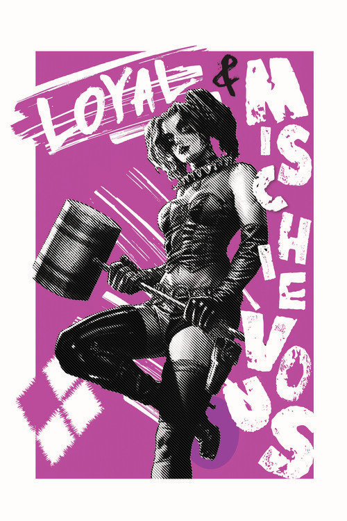 POSTERS Umělecký tisk Batman - Harley Quinn, (26.7 x 40 cm)