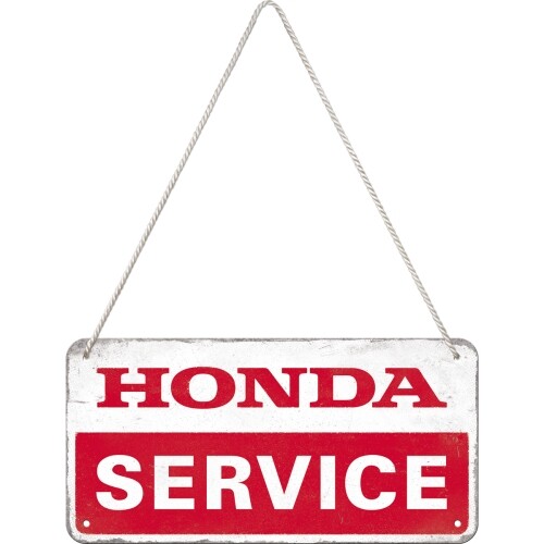 Postershop Plechová cedule Honda - Service, (20 x 10 cm)