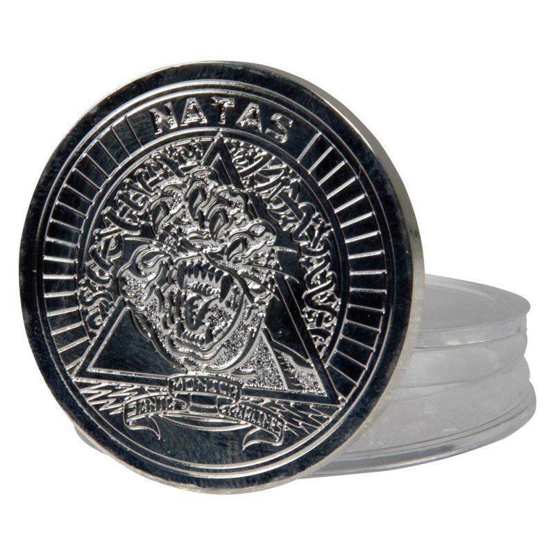 nášivka SANTA CRUZ - Natas Screaming Panther Coin Accessories Silver (SILVER) velikost: OS