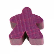 Hans im Glück Carcassonne: dřevěná figurka (Meeple) - fialová