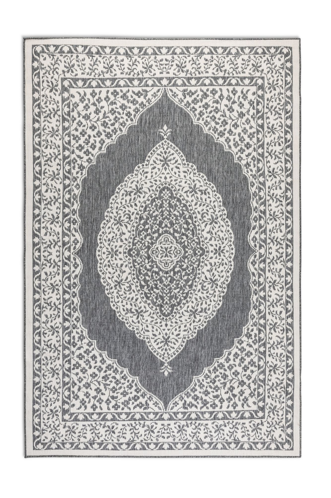 Kusový koberec Gemini 106023 Silver z kolekce Elle – na ven i na doma - 80x150 cm ELLE Decoration koberce