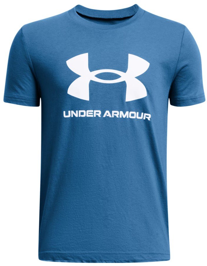 Triko Under Armour UA B SPORTSTYLE LOGO SS-BLU