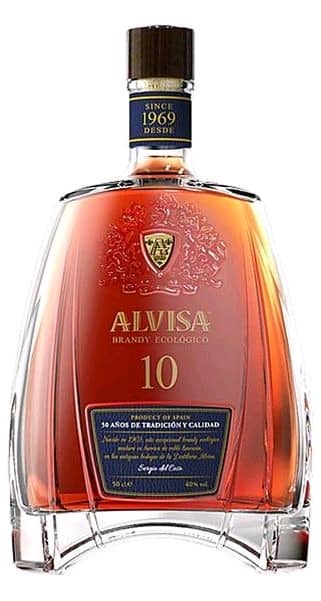 Alvisa 10 years organic Spanish brandy 40% 1l