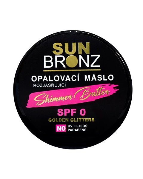 Vivaco Tělové máslo s rozjasňujícími glitry SPF 0 SUNBRONZ 100 ml