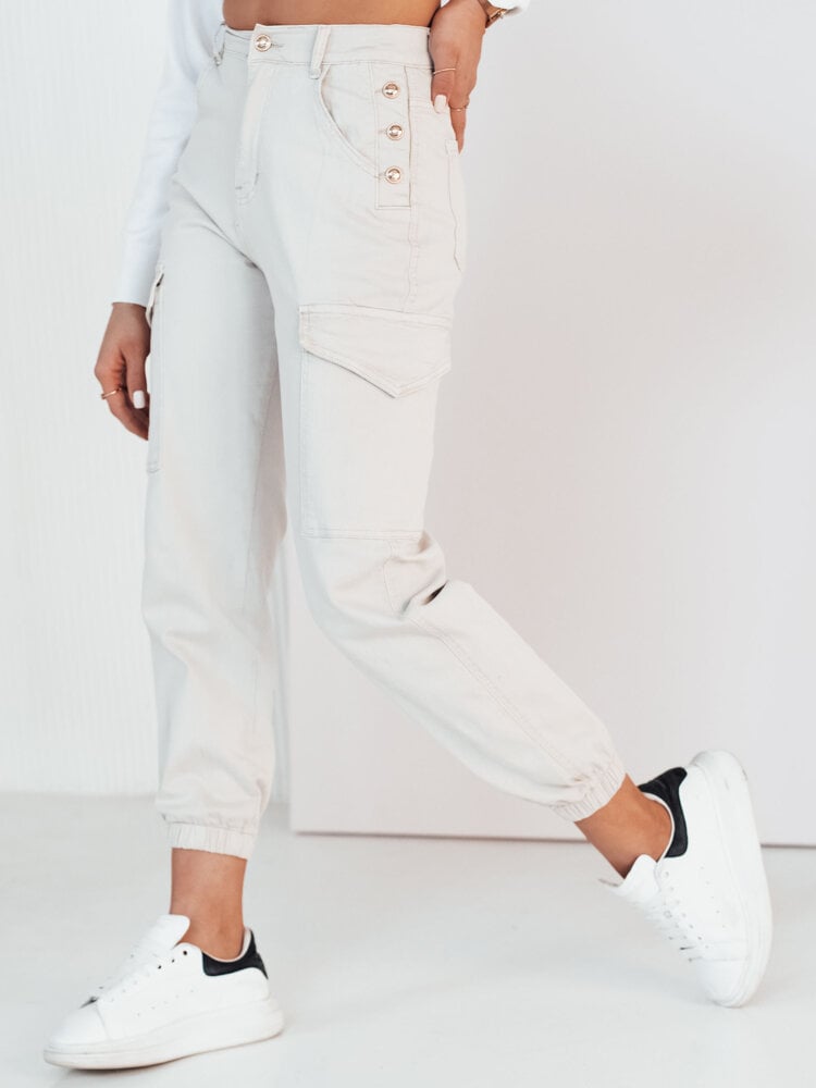 Dámské cargo kalhoty RIMANS světle béžové Dstreet