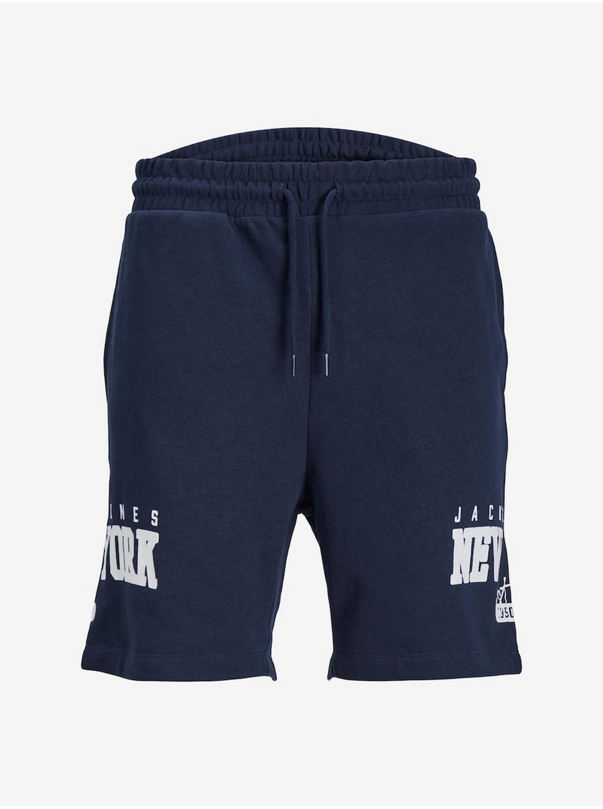 Tmavě modré pánské teplákové kraťasy Jack & Jones Cory - Pánské