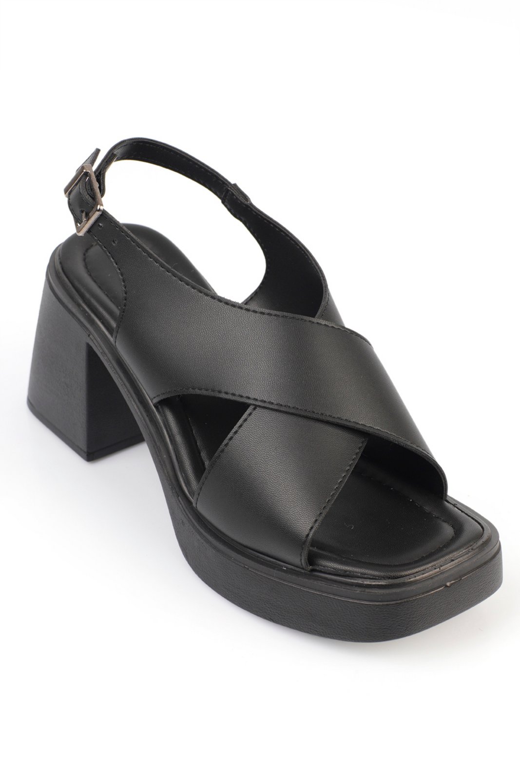 Capone Outfitters Women's Platform Cross-Band Sandals