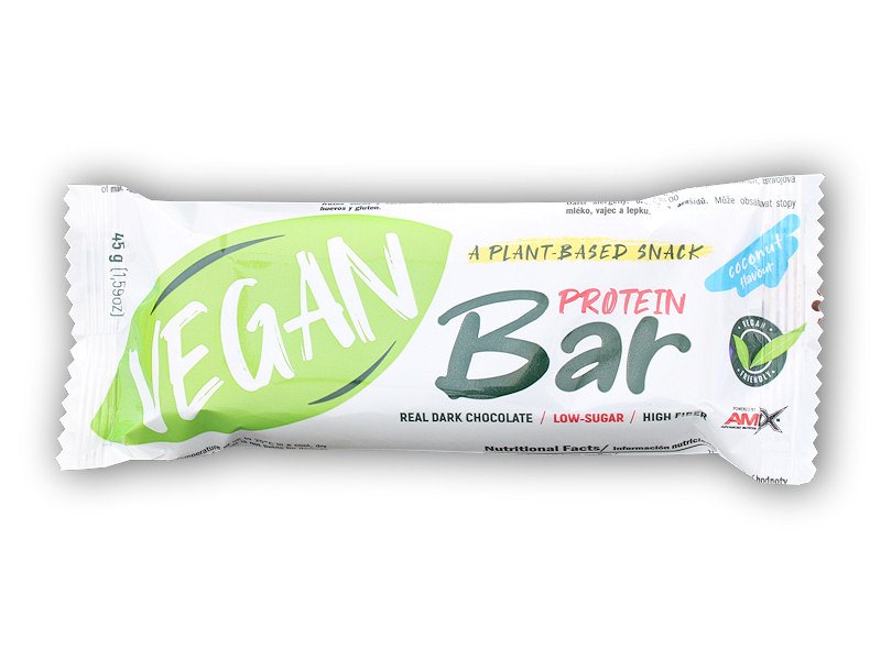 Amix Vegan Protein Bar 45g Varianta: coconut