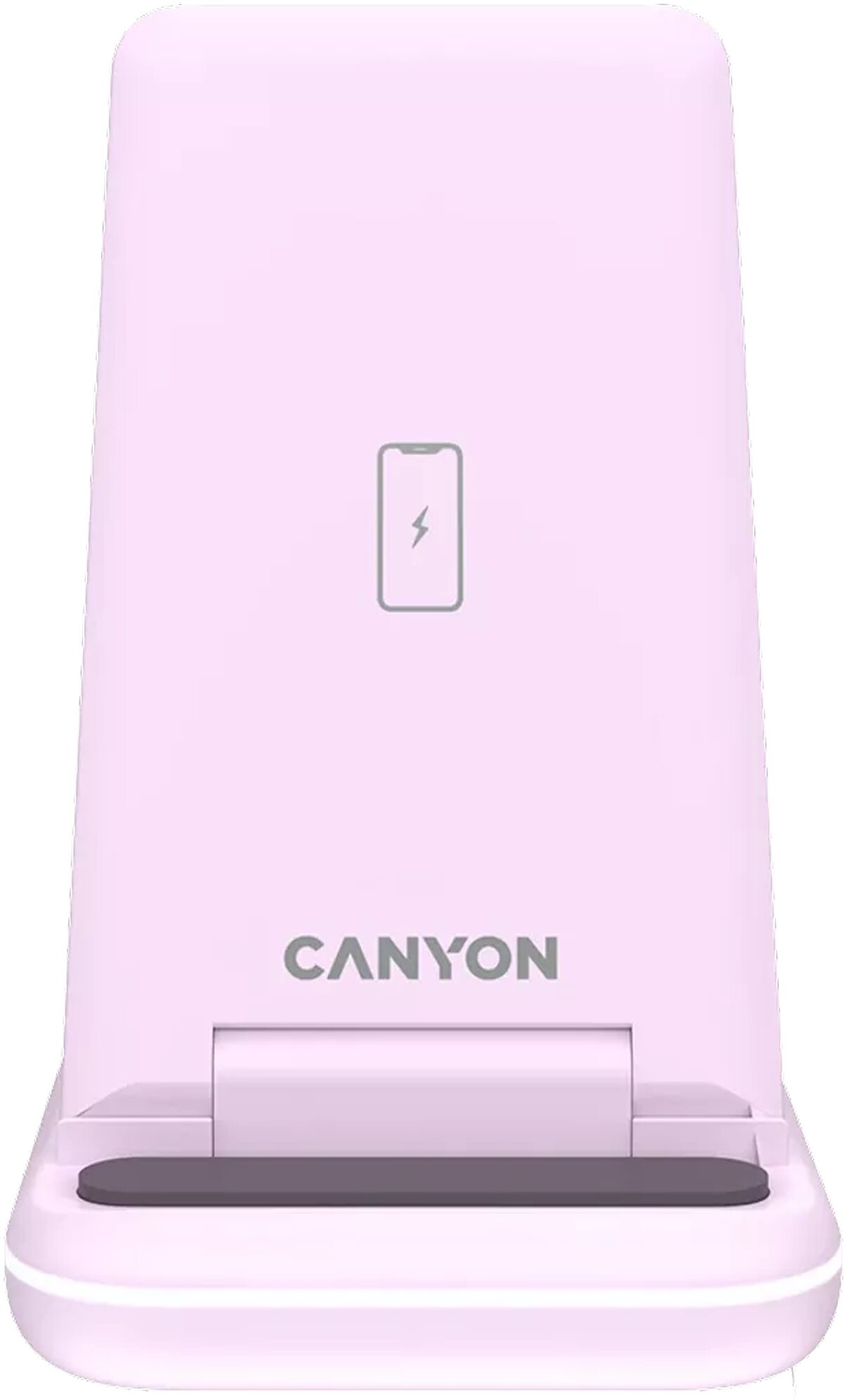 CANYON bezdrátová nabíječka 3v1, růžová - CNS-WCS304IP