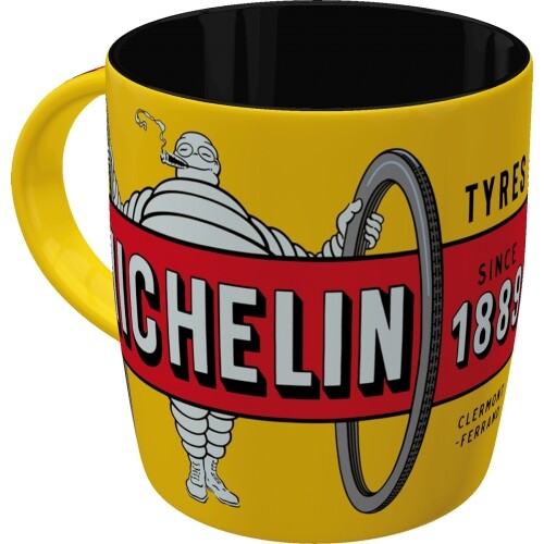 Postershop Hrnek Michelin - Tyres Bibendum Yellow