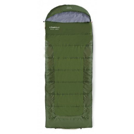 Campout Beech XL (širší) třísezónní dekový spací pytel Khaki/levý zip