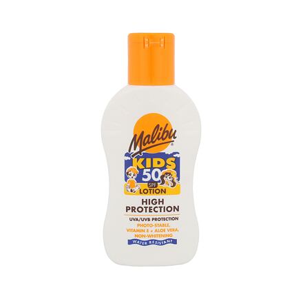 Malibu Kids SPF50 voděodolný přípravek na opalování 100 ml