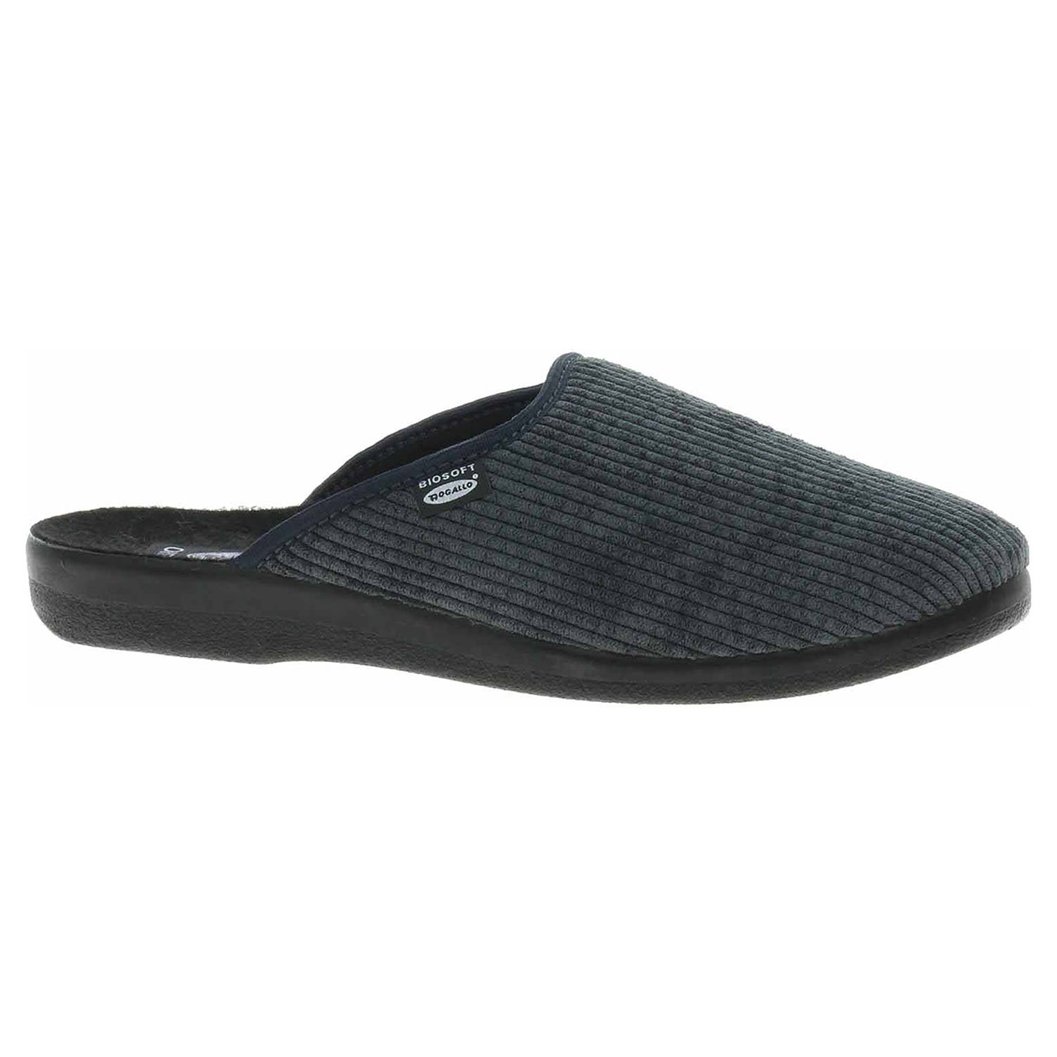 Ecco Pánské domácí pantofle Rogallo 4100-705 modrá 24800393