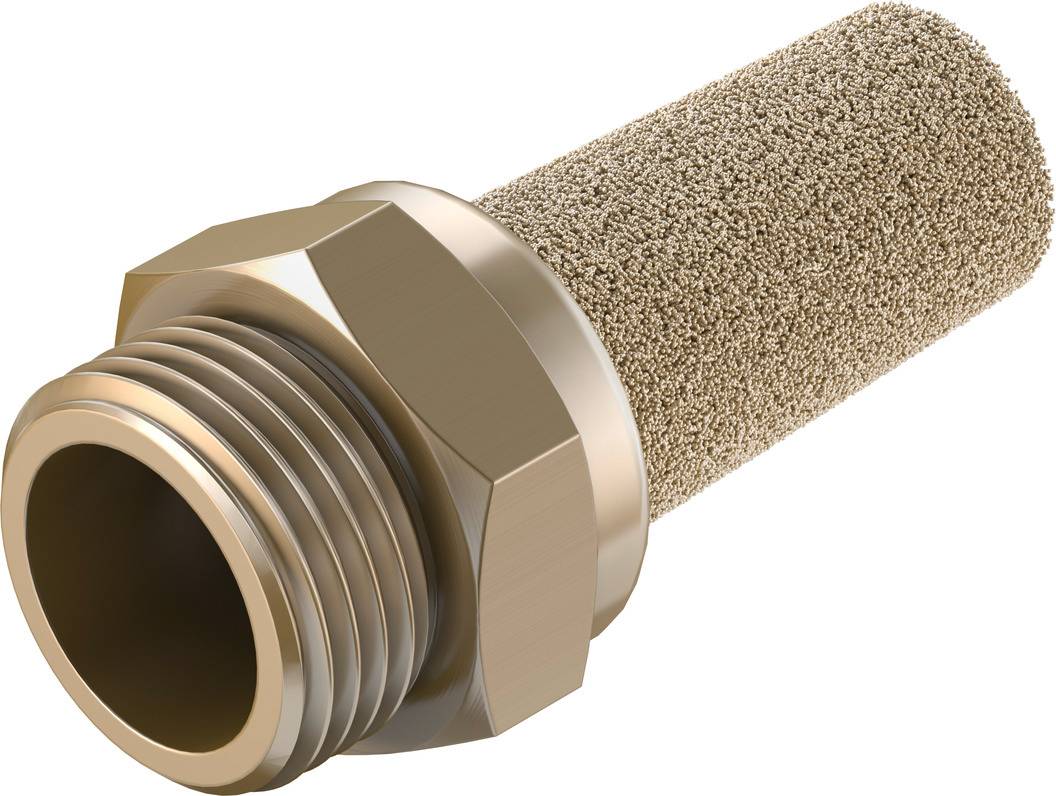FESTO tlumič 1206991 AMTE-M-LH-N38 vnější závit N38 10 bar bronz 1 ks