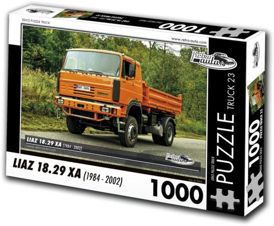 RETRO-AUTA Puzzle TRUCK č.23 ŠKODA Liaz 18.29 XA (1994-2002) 1000 dílků