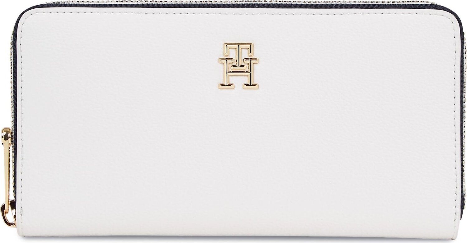 Velká dámská peněženka Tommy Hilfiger Th Essential Sc Large Za Corp AW0AW16094 Ecru YBL