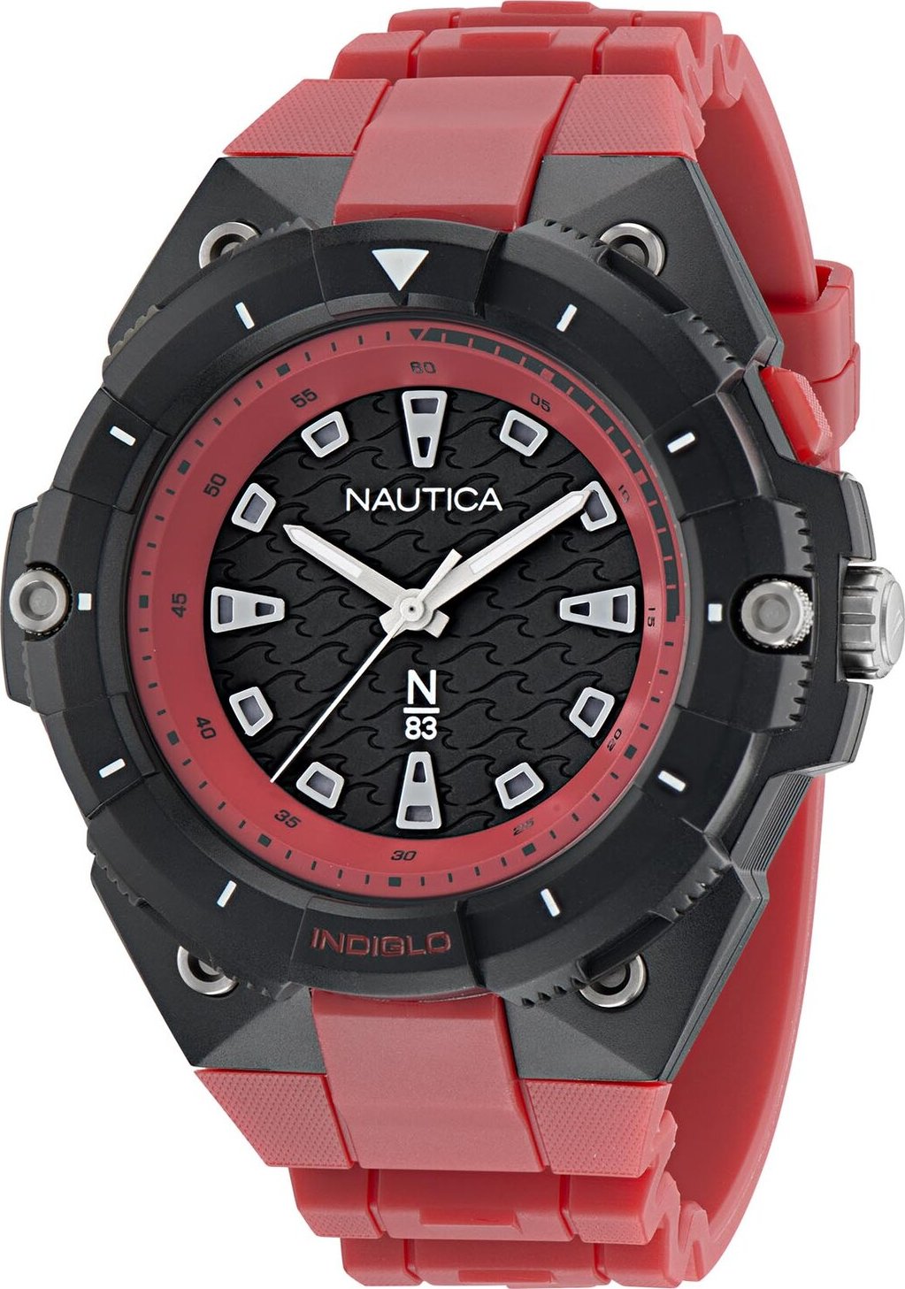 Hodinky Nautica NAPCNS406 Black/Red