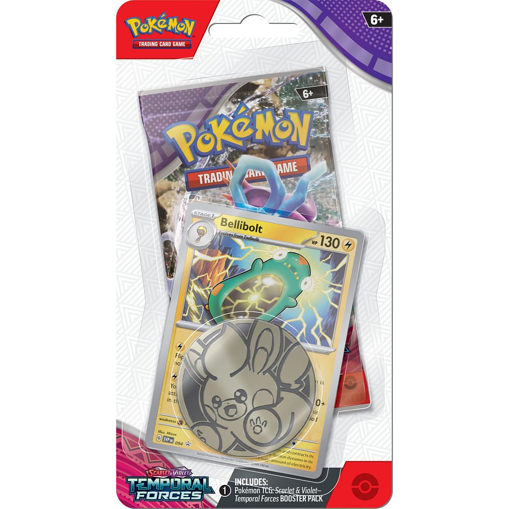 Nintendo Pokémon TCG: SV05 Temporal Forces - Checklane Blister Varianta: Bellibolt