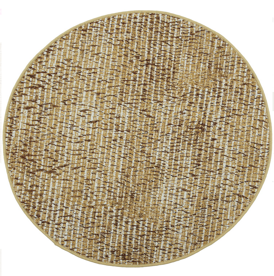 Venkovní vzorovaný koberec JUTTA béžová různé rozměry Multidecor Rozměr: Ø 120 cm