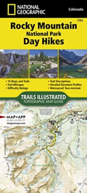 Rocky Mountain National Park Day Hikes Map (National Geographic Maps)(Other)