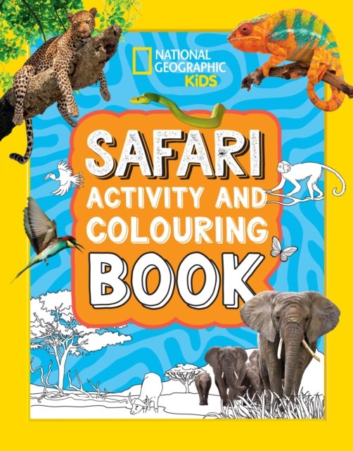 Safari Activity and Colouring Book (National Geographic Kids)(Paperback / softback)