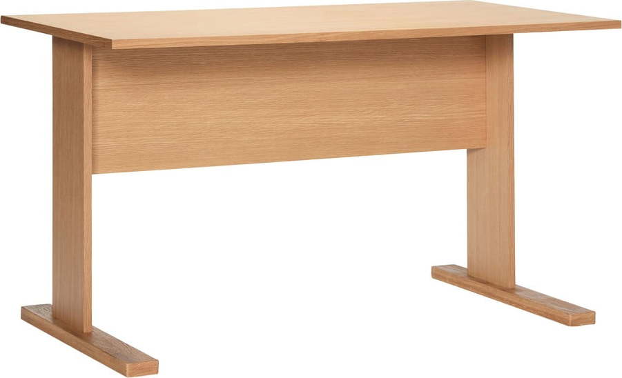 Pracovní stůl s deskou v dubovém dekoru 70x140 cm Forma – Hübsch