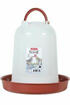 Žlab pitný pro drůbež 3l červená Zolux