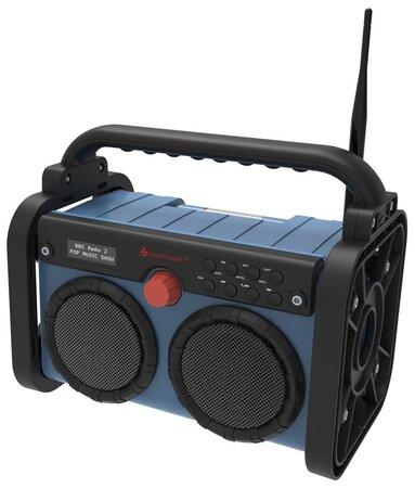 Soundmaster DAB85BL rádio/ DAB+/ FM/ RDS/ BT/ Hodiny/ Nabíjecí baterie
