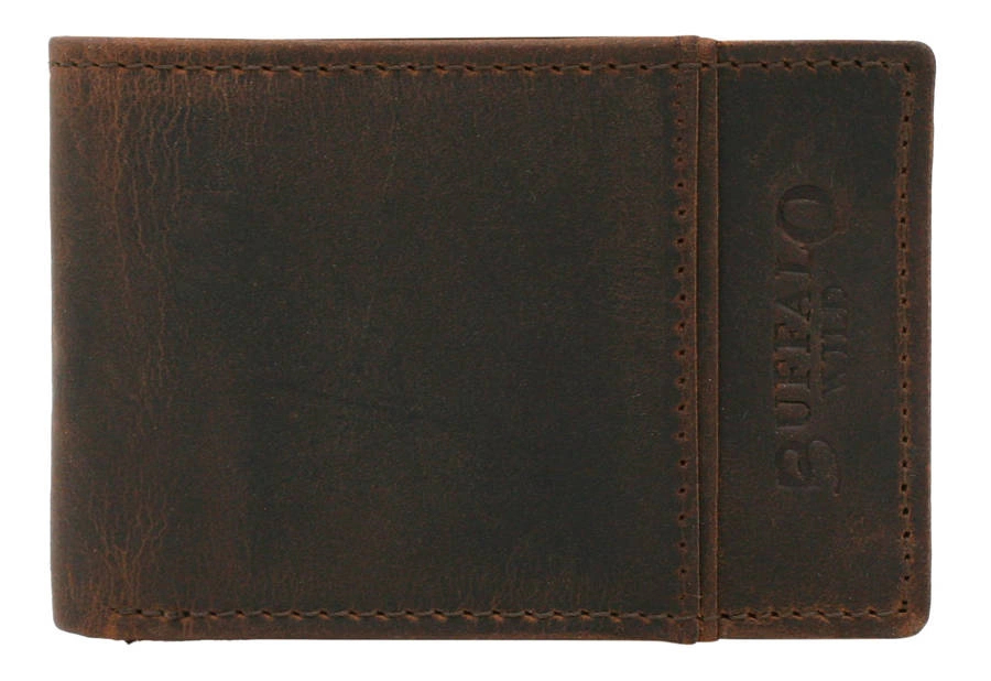 Buffalo Wild Pánská kožená peněženka Scirchiz hnědo-šedá One size