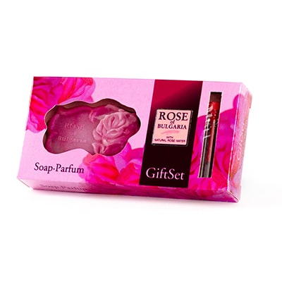 Dárková sada- mýdlo a růžový parfém Rose of Bulgaria