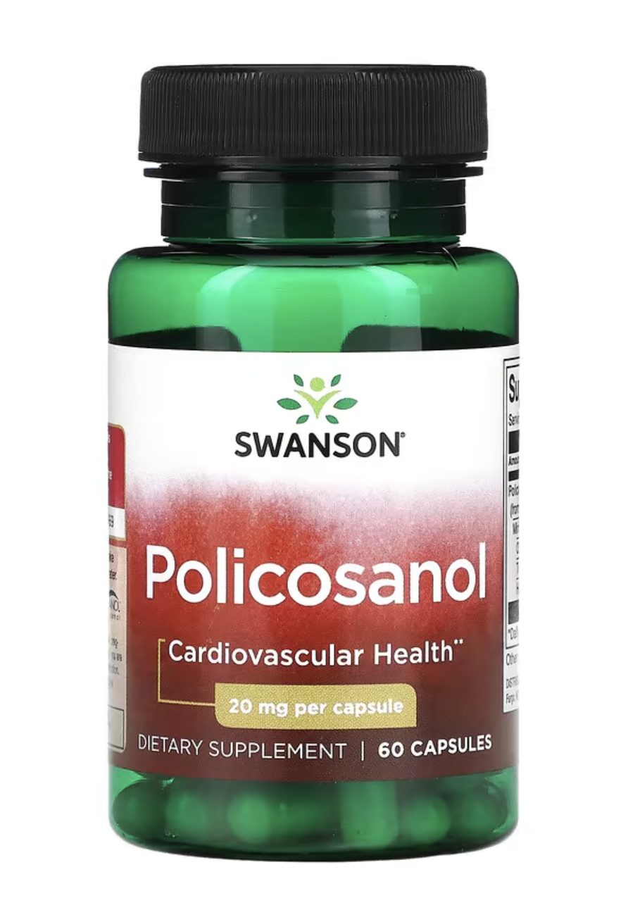Swanson Policosanol 20 mg, 60 kapslí