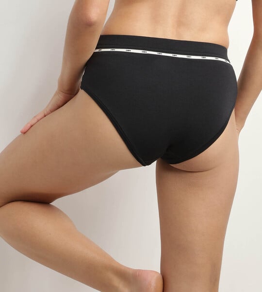 DIM ICONS HIGHWAIST BRIEF - Women's panties - black