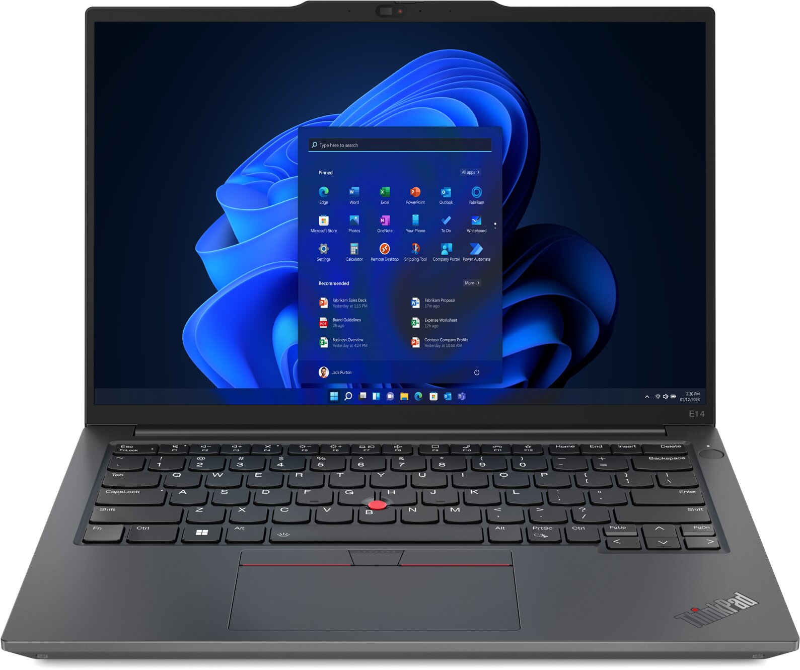 Lenovo ThinkPad E14 Gen 6 (Intel), černá - 21M70015CK
