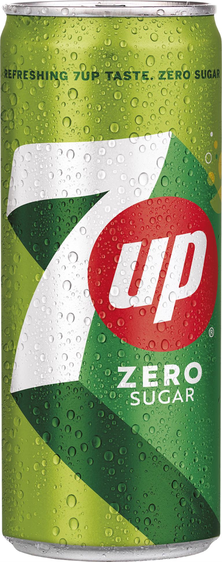 Pepsi 7UP Zero Sugar - plech, 24x 0,33l
