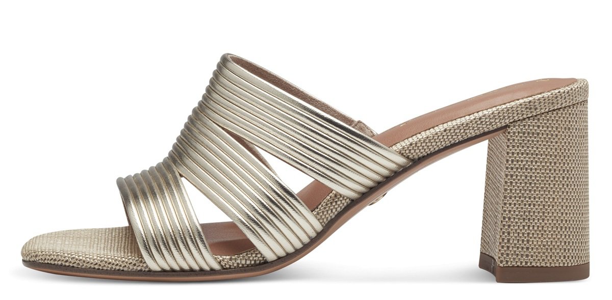 Tamaris 1-27226-42-933 Dámské pantofle zlaté 37