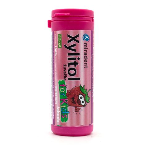 MEDU-SLOVAKIA ZUVACY Xylitol KIDS jahoda 30ks