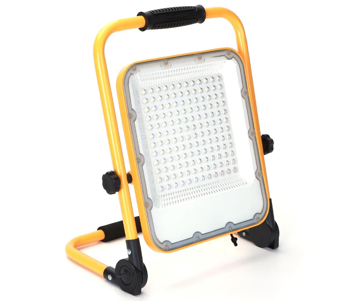 B.V.  - LED Stmívatelný nabíjecí reflektor LED/100W/5V 6500K IP65