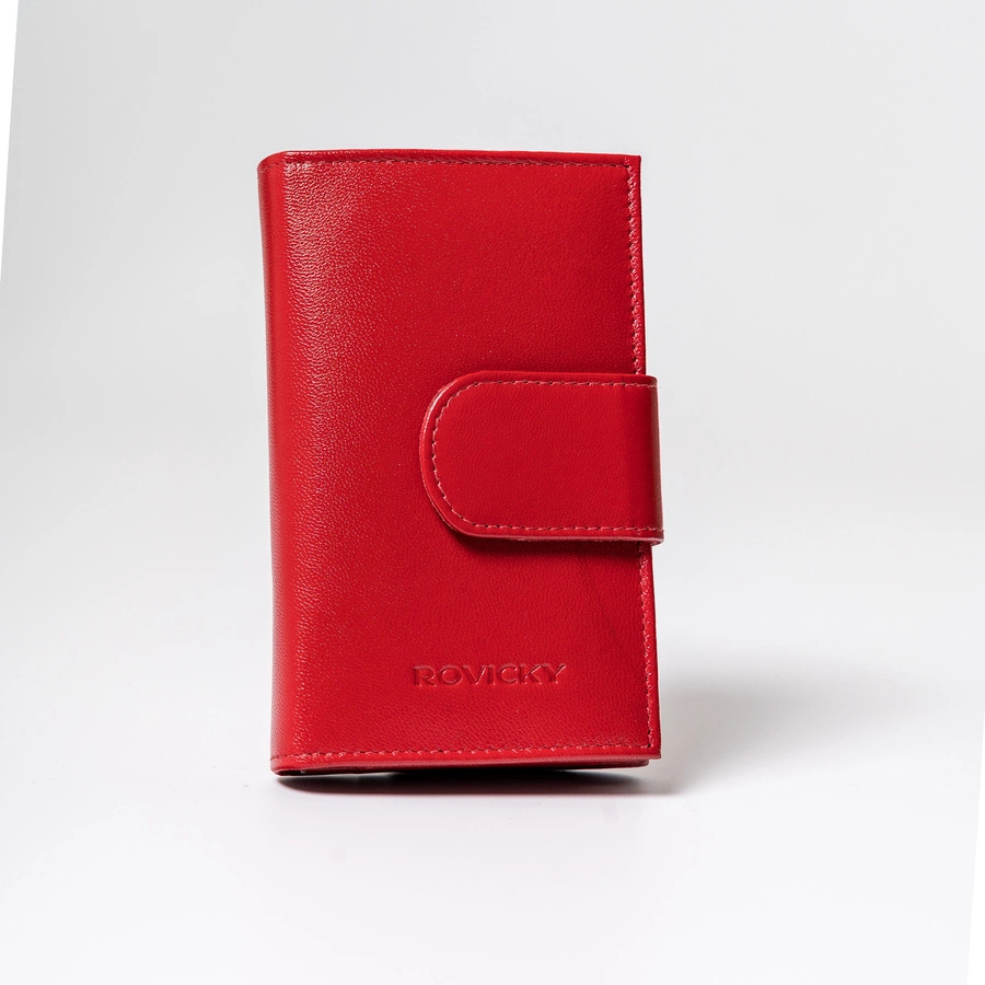 Rovicky Dámská kožená peněženka Zriggvis červená One size