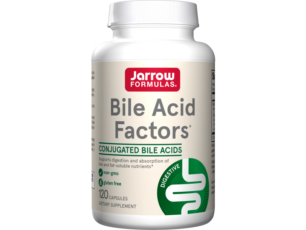 Jarrow Formulas Jarrow Bile Acid Factors, žlučové kyseliny, 120 kapslí