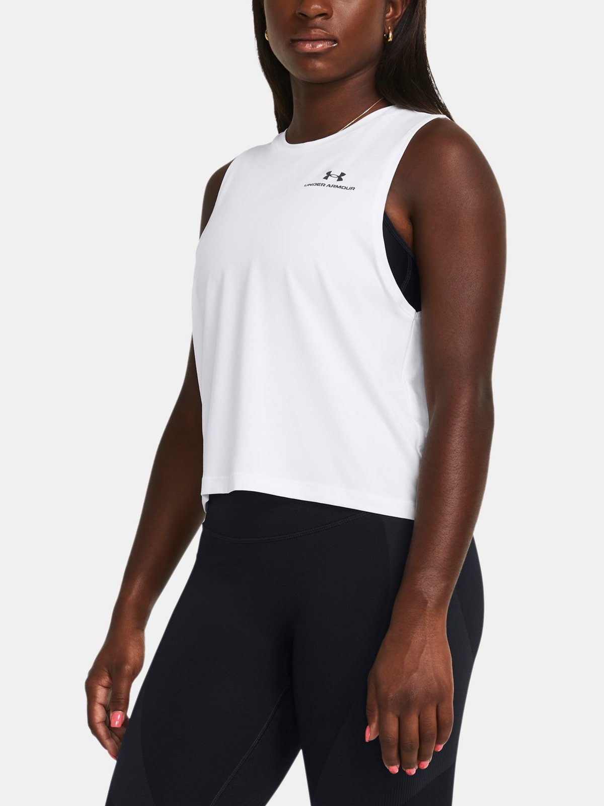 Under Armour Tílko Vanish Energy Crop Tank-WHT - Dámské