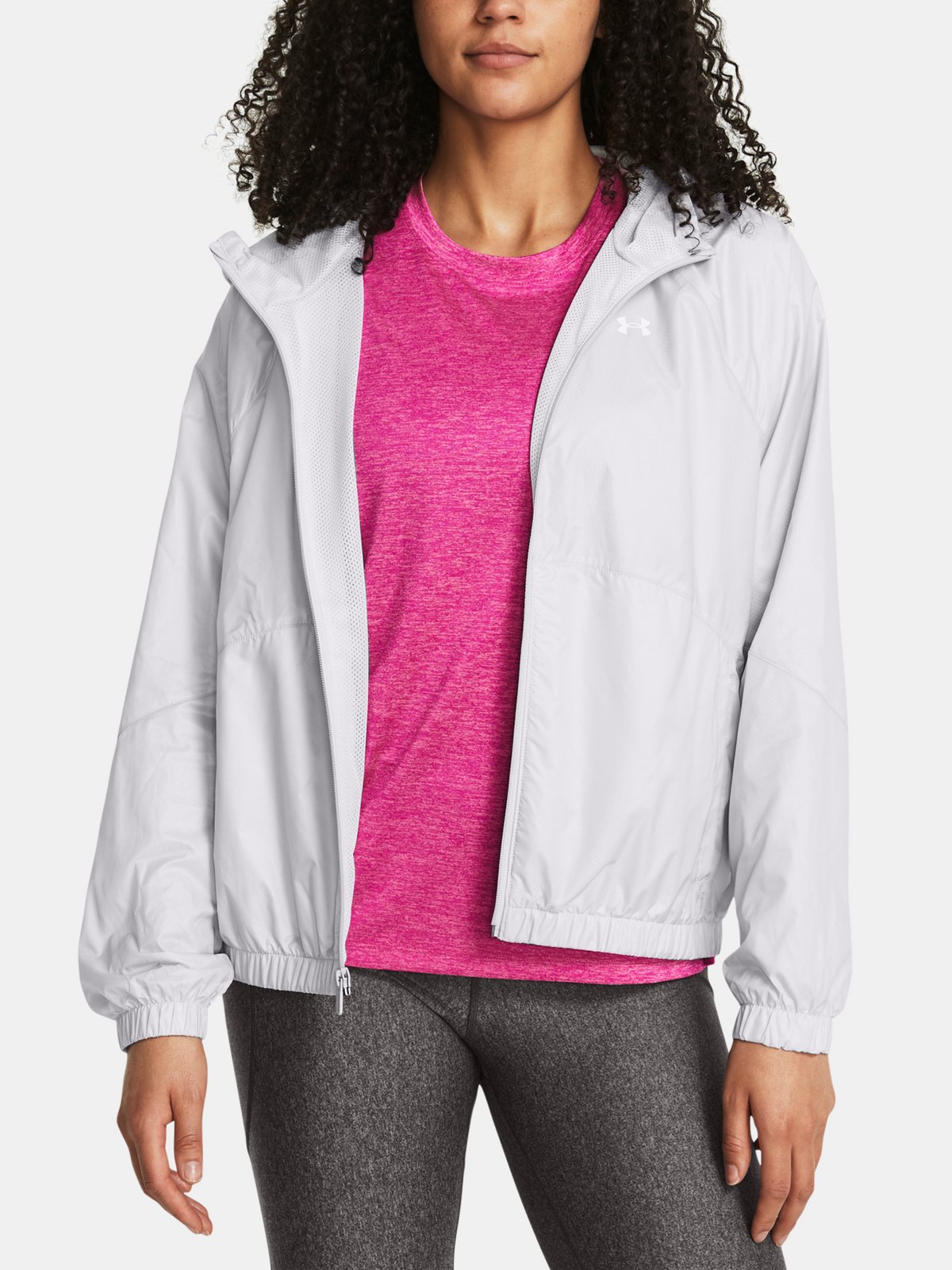 Under Armour Bunda UA SPORT WINDBREAKER JKT-GRY - Dámské