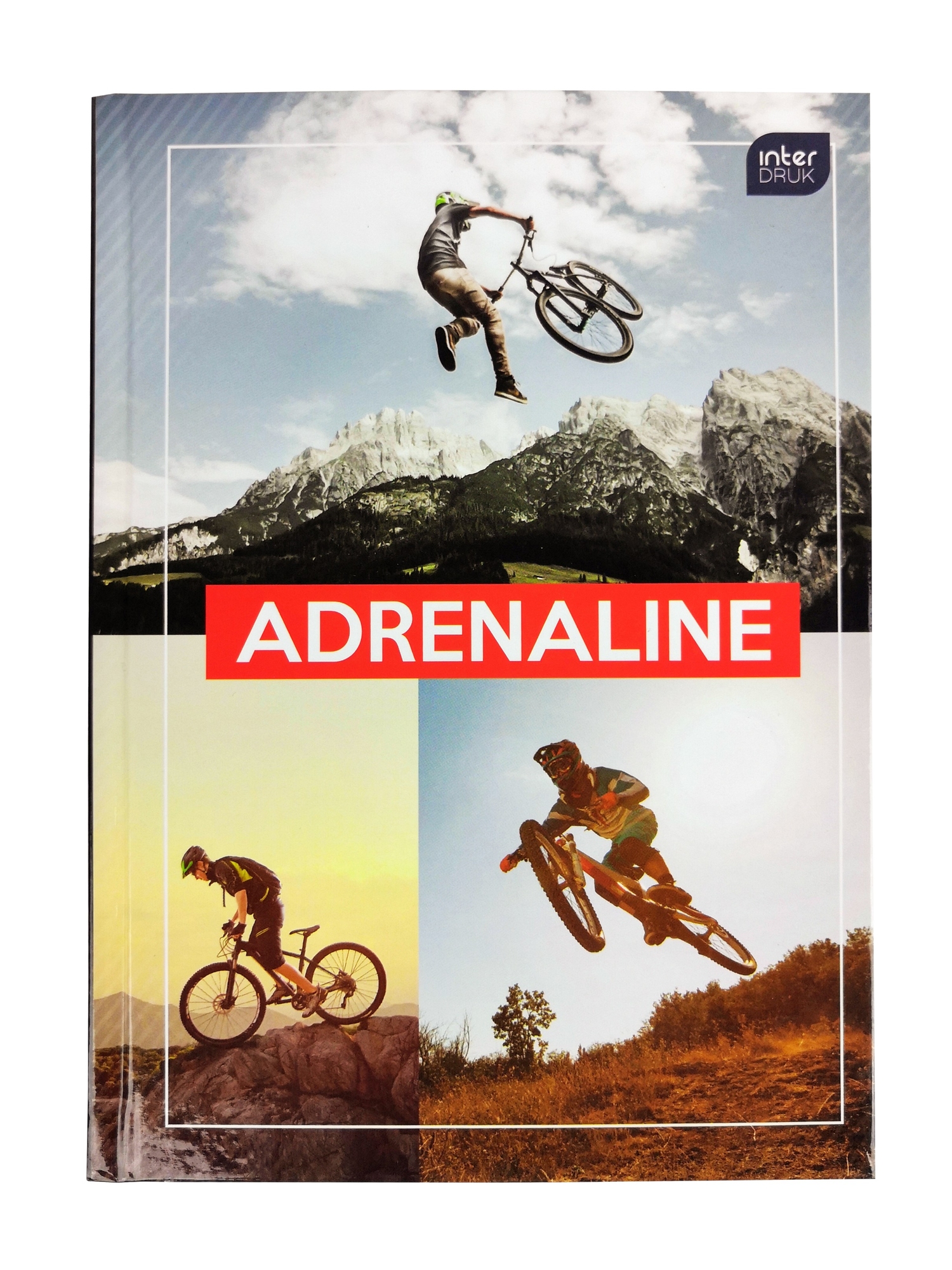 Interdruk Zápisník Adrenaline A5, 96 listů, čistý